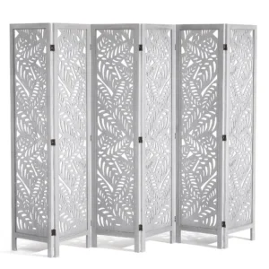 6 Panel Wood Room Divider